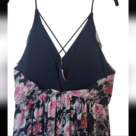 ADELYN RAE blue floral maxi dress, size M - Picture 4 of 10